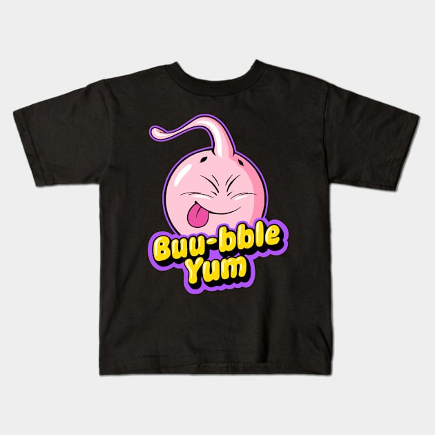 Buu-bble Yum Kids T-Shirt by zemluke